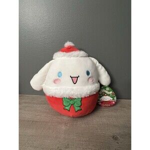 Squishmallows Hello Kitty® And Friends 8" Cinnamoroll® Santa Plush Toy NWT NEW